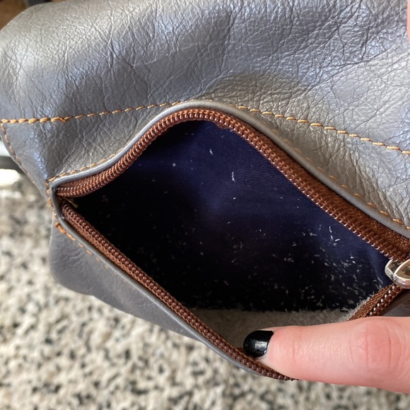 Borse in Pelle handmade Italy leather crossbody bag - Picture 4 of 5